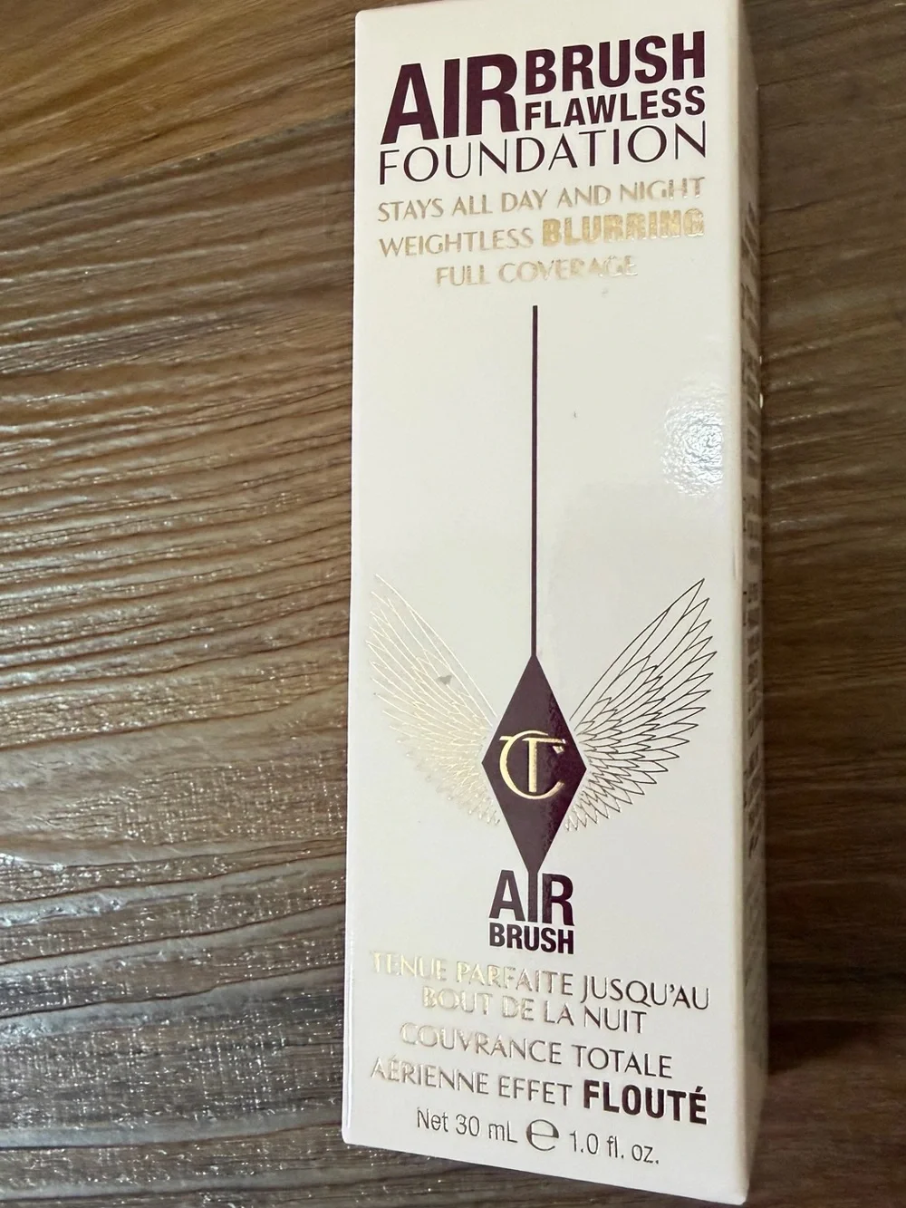 Charlotte Tilbury Airbrush Flawless Foundation - Deep Warm Brown